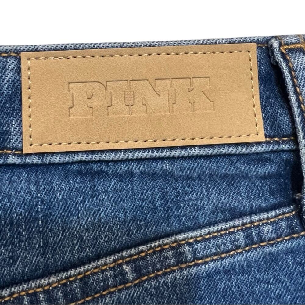 PINK Victoria’s Secret VS High Waisted Denim High Rise Shorts Frayed 10 NWT - Picture 7 of 13